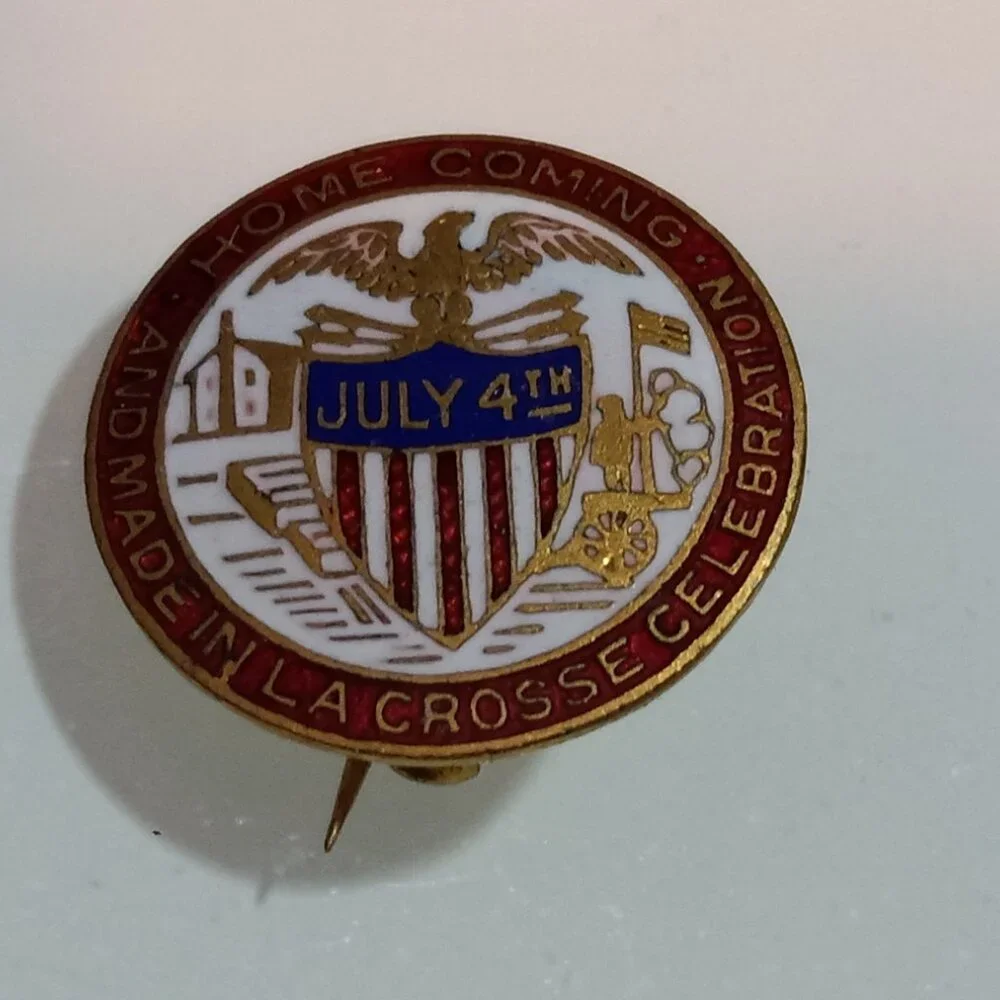 Patriotic 4th of July Lapel Pin Collection (7) Items Red, White + Blue